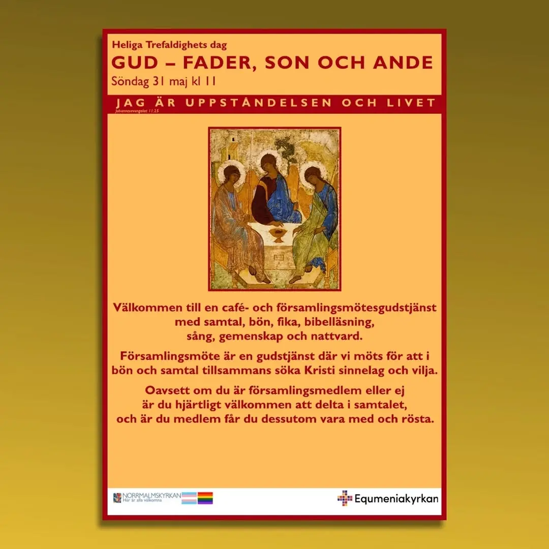 Heliga Trefaldighets dag – Gud, Fader, Son och Ande