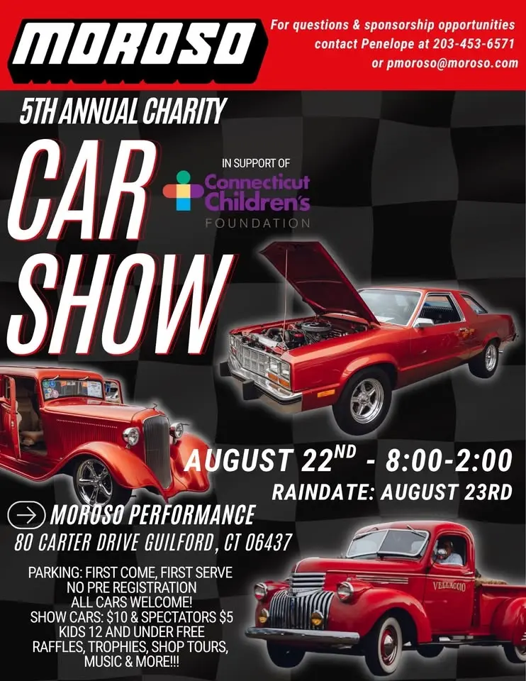 Moroso Performance 5th Annual Charity Car Show!
