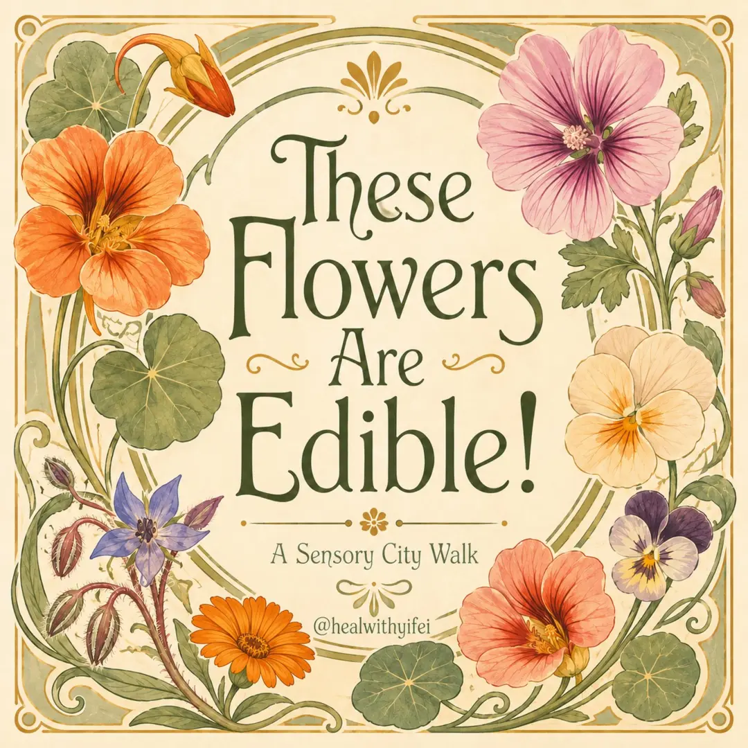 These Flowers are Edible! A Sensory City Walk with a Chef