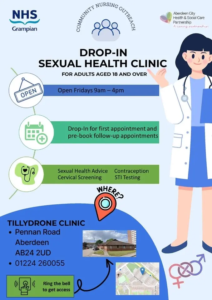 Tillydrone Sexual Health Drop-In