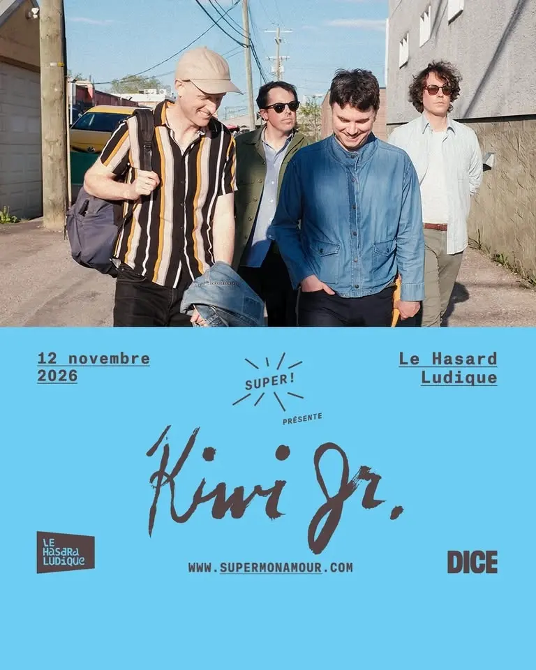 Super! — Kiwi JR le 12 novembre 2026 au Hasard Ludique