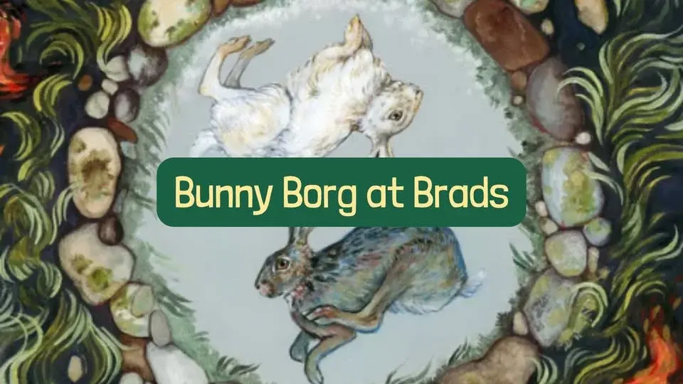 Bunny Borg with Peter at Brads Spelcafé