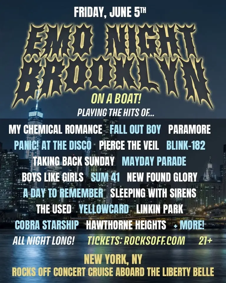 Emo Night Brooklyn ON A BOAT!