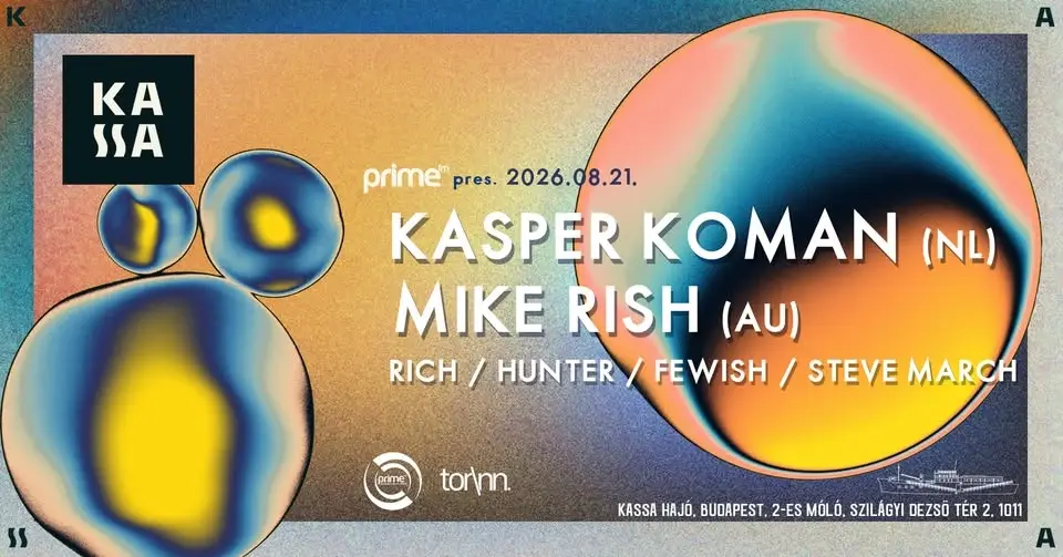Prime FM pres. KASPER KOMAN // MIKE RISH 