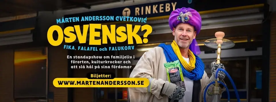 OSVENSK? – Mårten Andersson Cvetkovic live! 