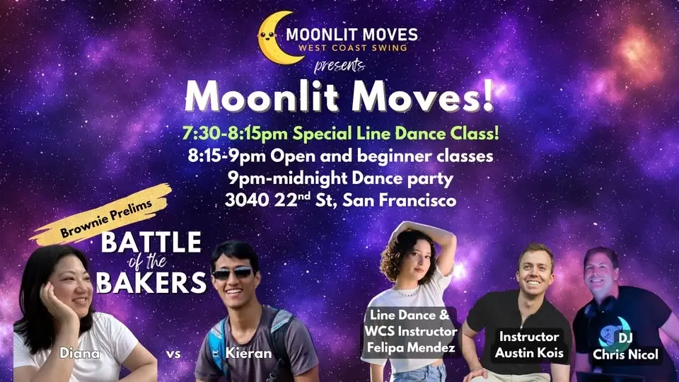 Moonlit Moves WCS! Felipa Mendez, Austin Kois, DJ Chris Nicol 🍫 Brownie Prelims 🍫