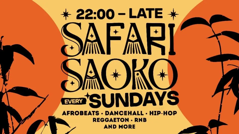 SAFARI SAOKO SUNDAYS @ Aleksin Piha I 26.7.2026 π΄ ππ₯
