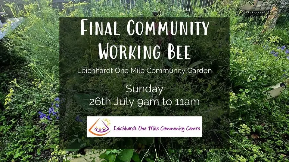 Final Community Working Bee