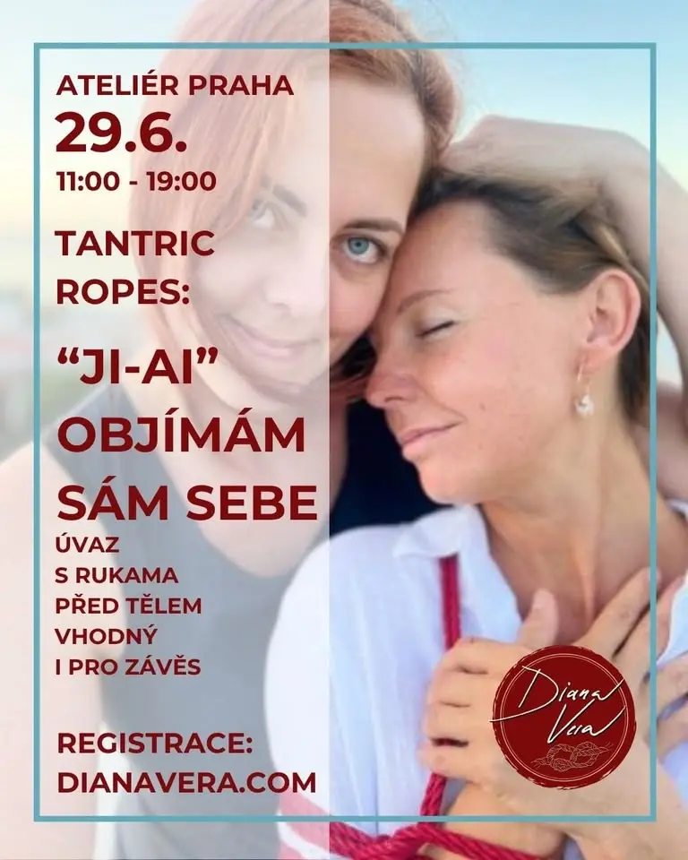 Tantric Ropes: "Ji-ai" Úvaz s rukama před tělem