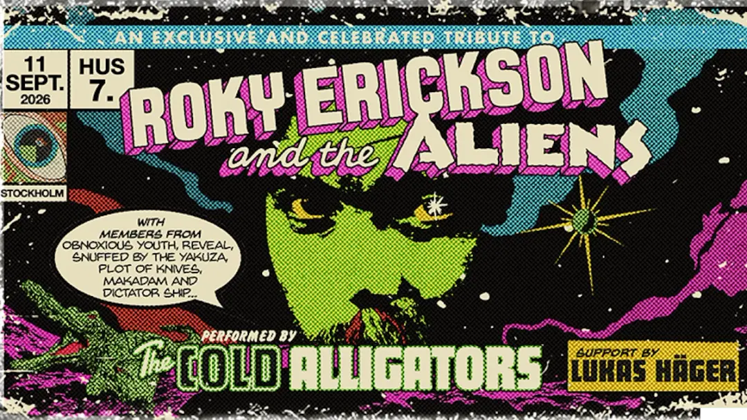Roky Erickson-kväll: The Cold Aligators | Hus 7