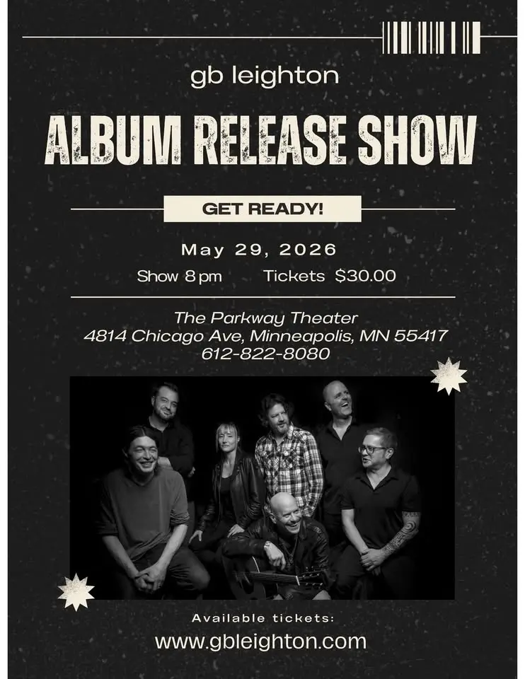 GB Leighton Tangerine Album Release with special guest Billy Johnson