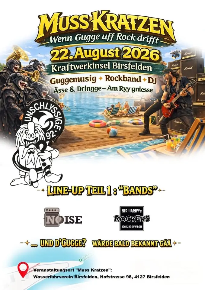 Sommerfest 2026 - „Muss kratzen“