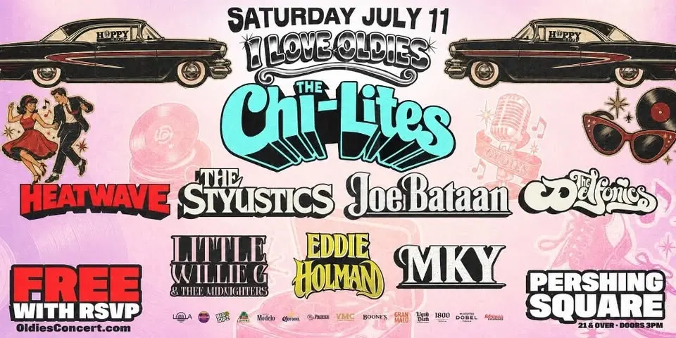 FREE CONCERT  ! CHI-LITES ,HEATWAVE ,THE STYLISTICS & MORE