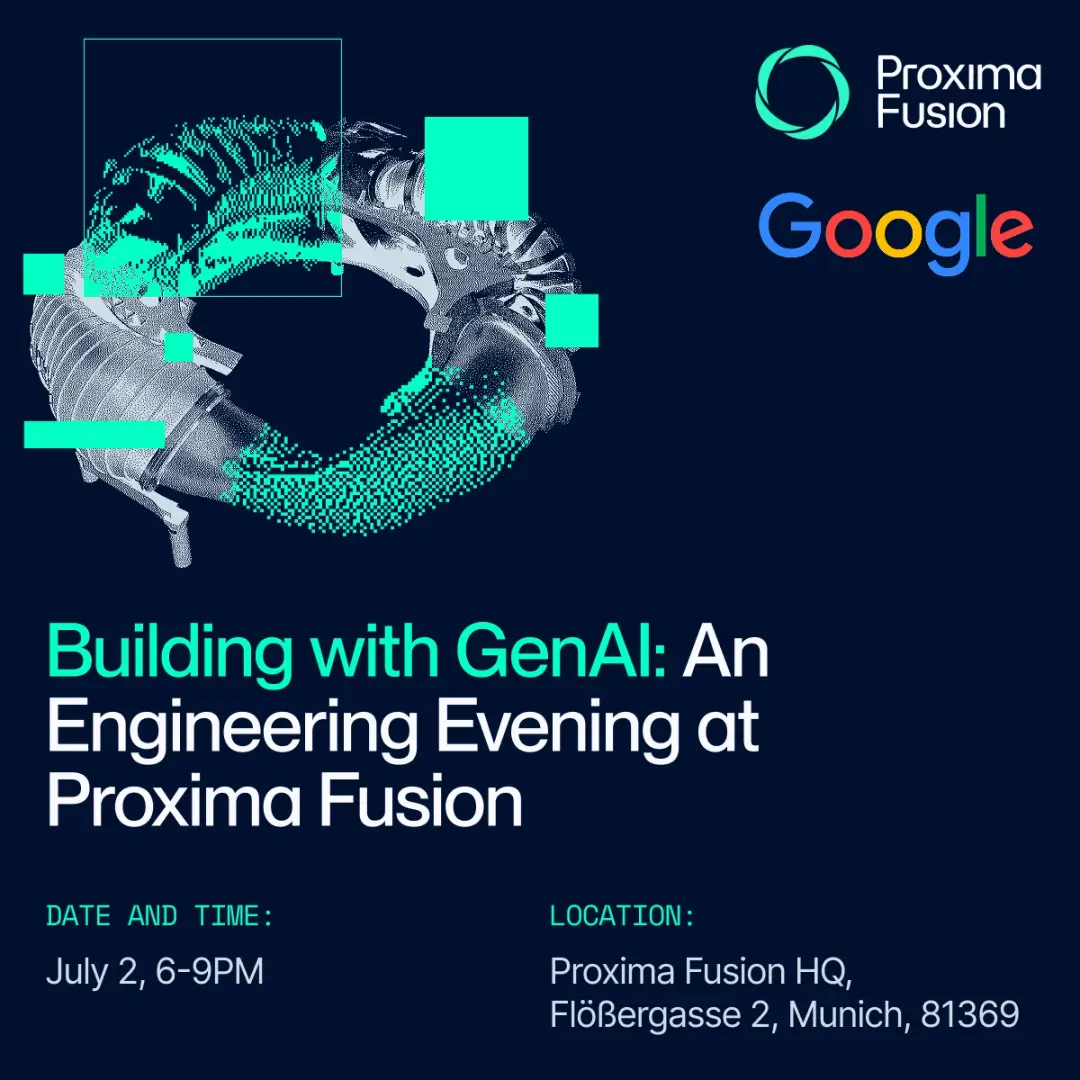 Building with GenAI — An engineering evening at Proxima Fusion
