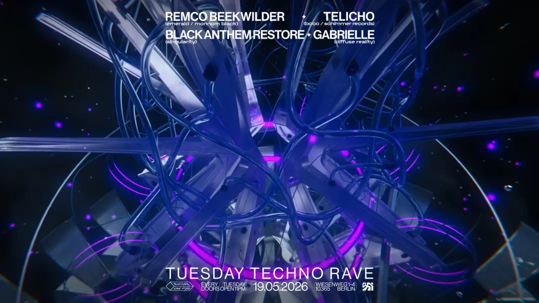 ⧉ encore.une.fois ⧉ / TUESDAY TECHNO RAVE