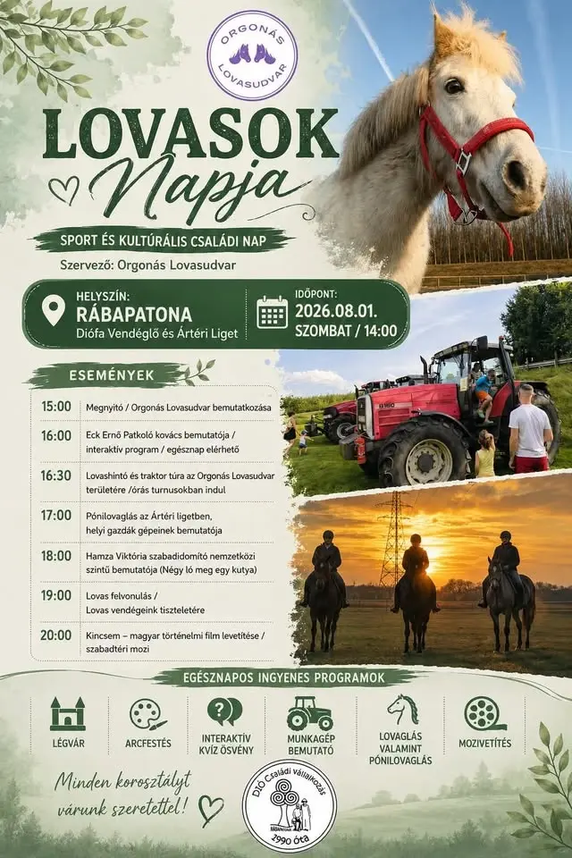 Lovasok Napja 🐴💜 Rábapatonán🌳