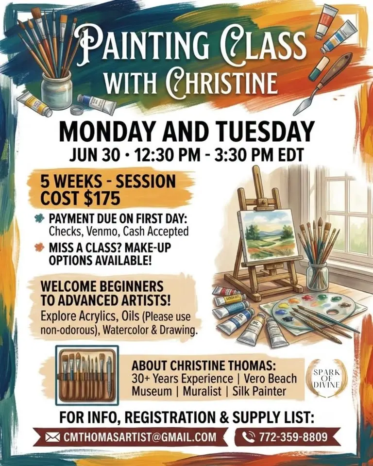 Painting Class with Christine