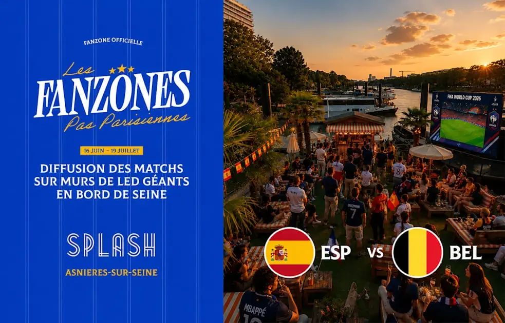 Quart De Finale ! | Fanzone @Splash Asnières