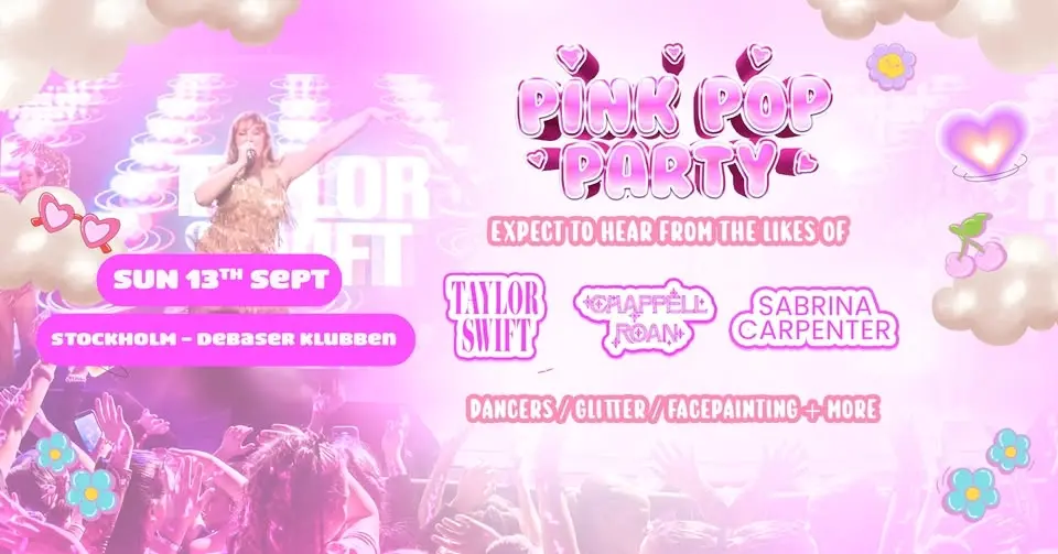 The Pink Pop Party Is Coming To Stockholm!