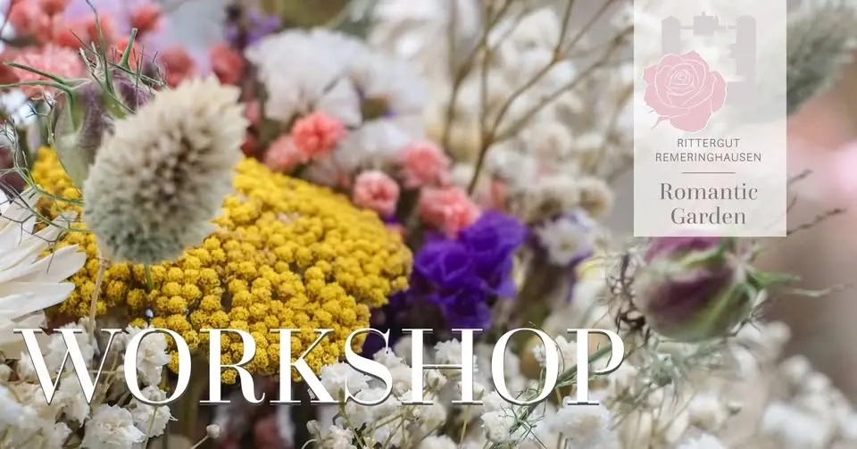 Workshop bei ROMANTIC GARDEN: Romantische Deko-Kränze für Haar & Home