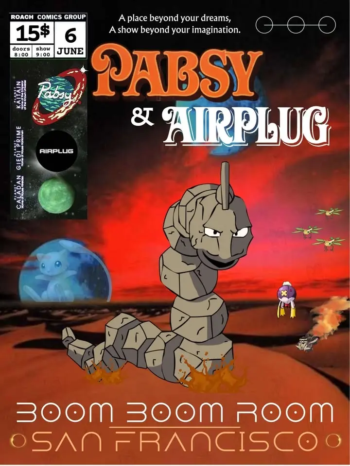 Pabsy & Airplug Live at The Boom Boom Room