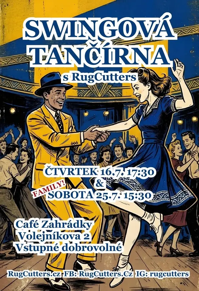 Swingová tančírna v Zahrádkách