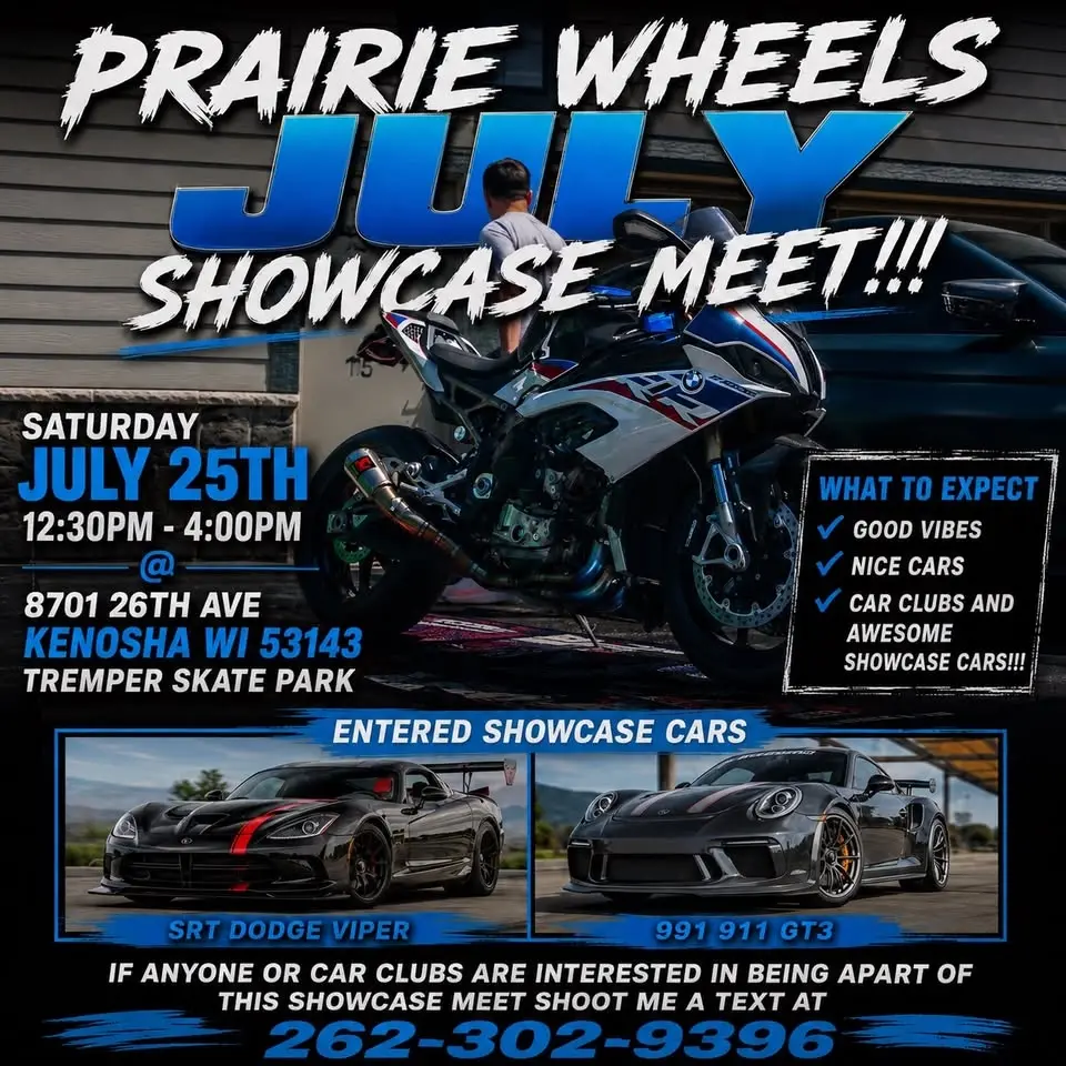 Prairie wheels:July showcase meet!!!