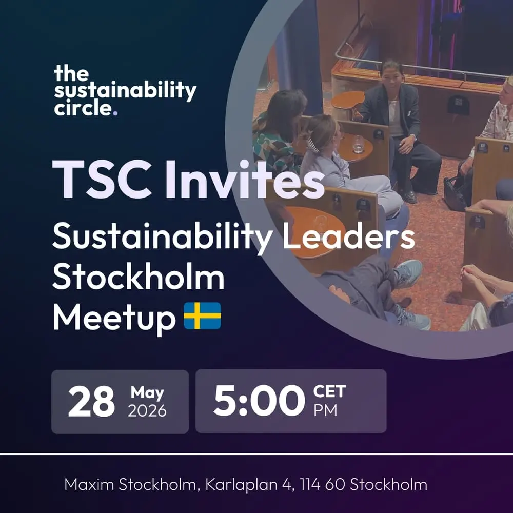 Stockholm Senior Sustainability Leader Meetup (TSC Event)