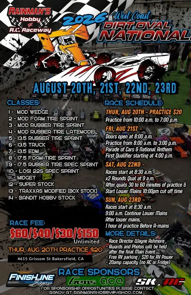 2026 WEST COAST DIRT OVAL NAT'S