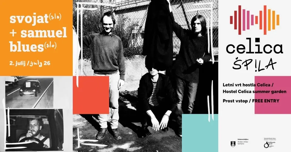 Celica špila 2026: Svojat (SLO) + Samuel Blues (SLO)