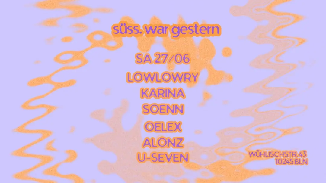 Samstag ist süsser