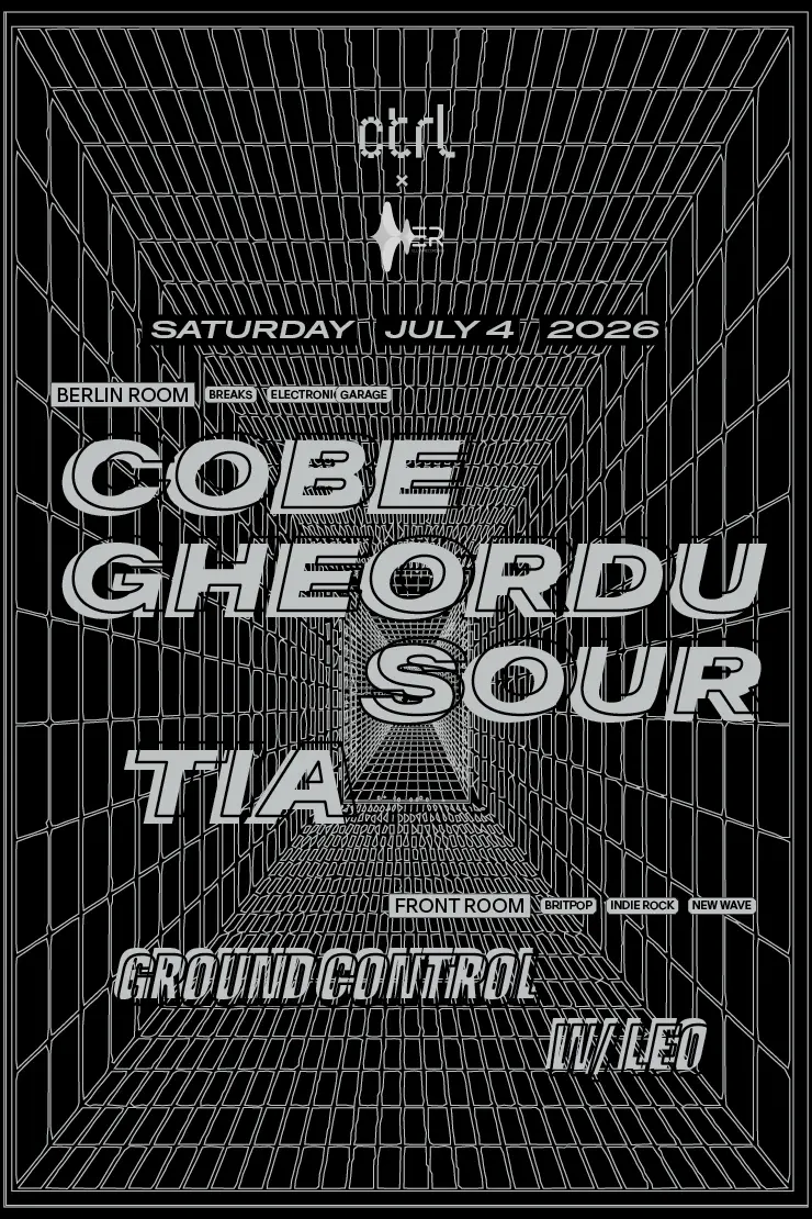 ctrl x Ellen Recordings with Cobe, Gheordu, Sour & Tia, Ground control with Leo