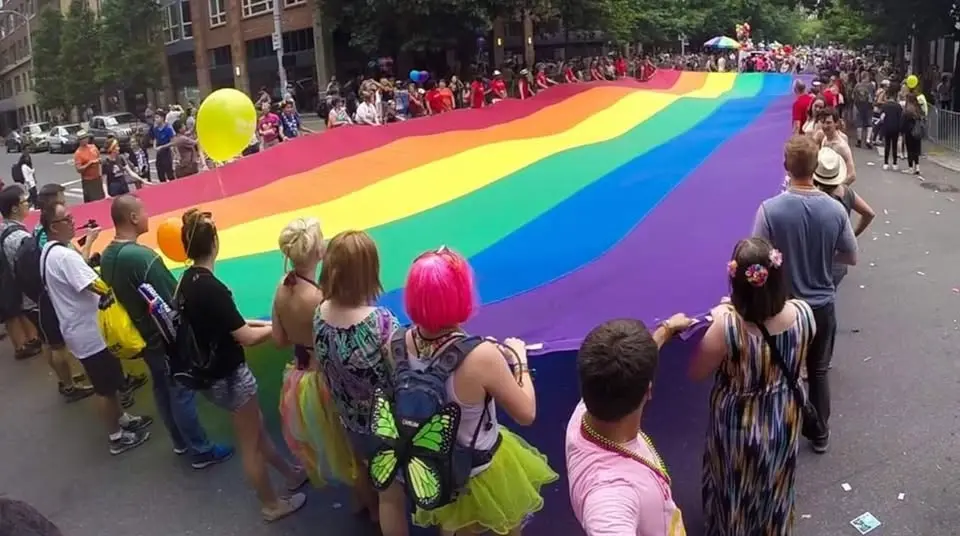 March with the PrideFest Flag in the Pride Parade to Celebrate 20 Years!