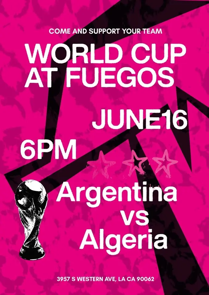 World Cup Viewing Argentina Vs Argelia