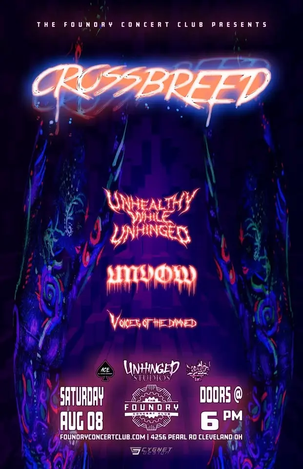 CROSSBREED/UWU/UNVOW/VOICES OF THE DAMNED