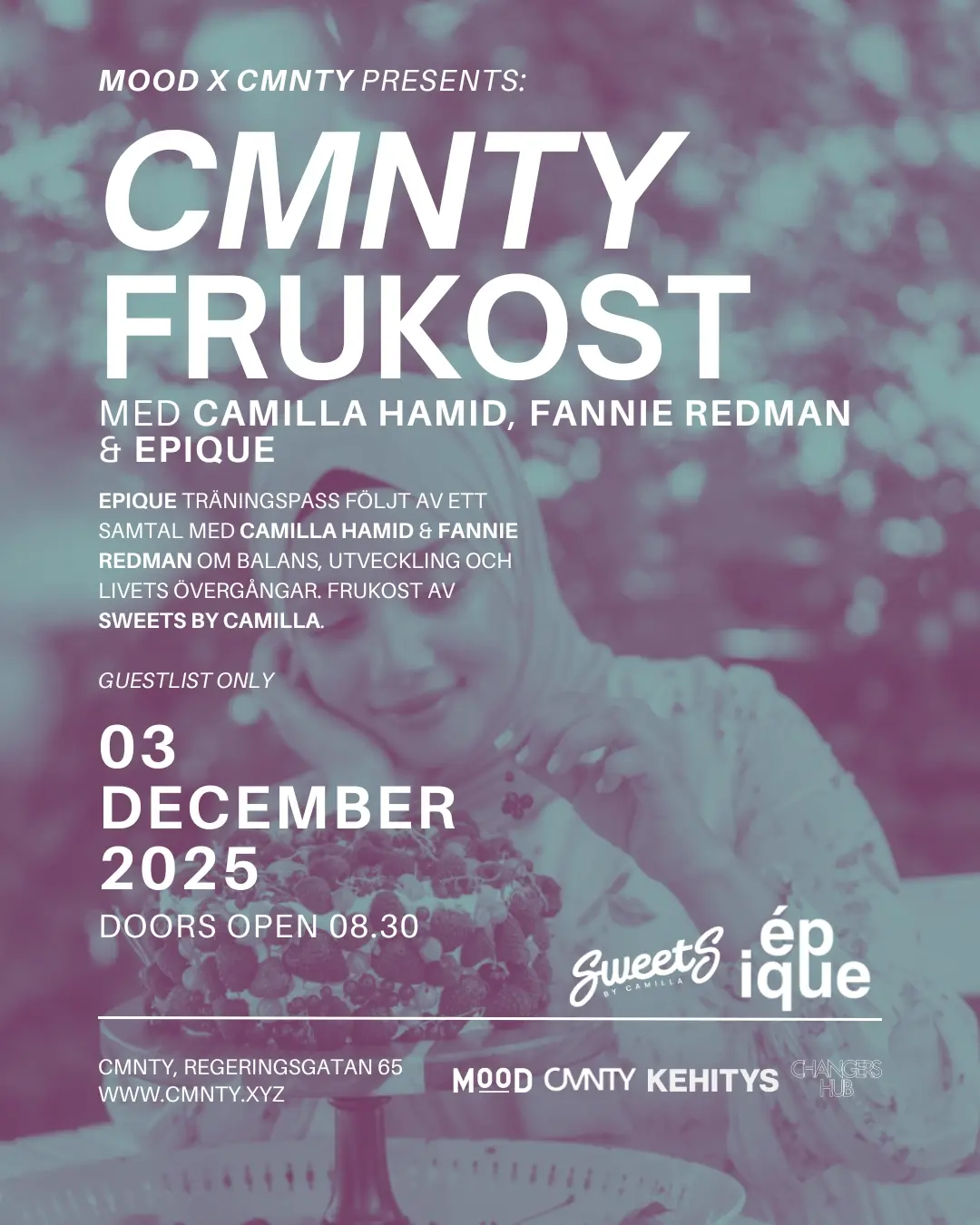 CMNTY FRUKOST - Med camilla hamid & fannie redman