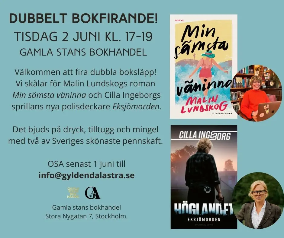 Dubbelrelease med Cilla Ingeborg och Malin Lundskog 