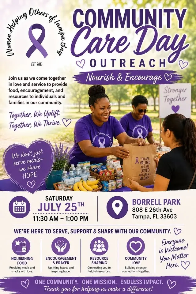 💜 Community Care Day Outreach 