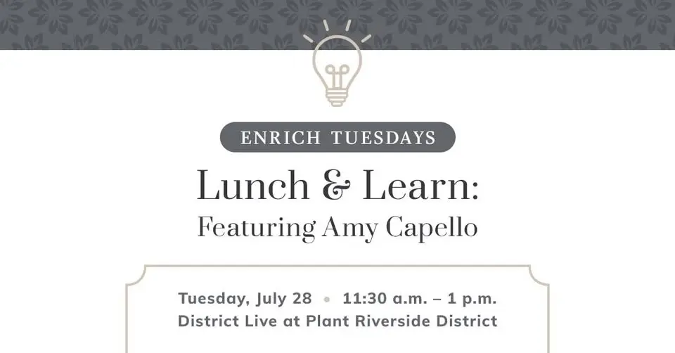 Enrich Tuesdays Lunch and Learn: Running on Empty: Savannah’s Guide to Sustainable Performance