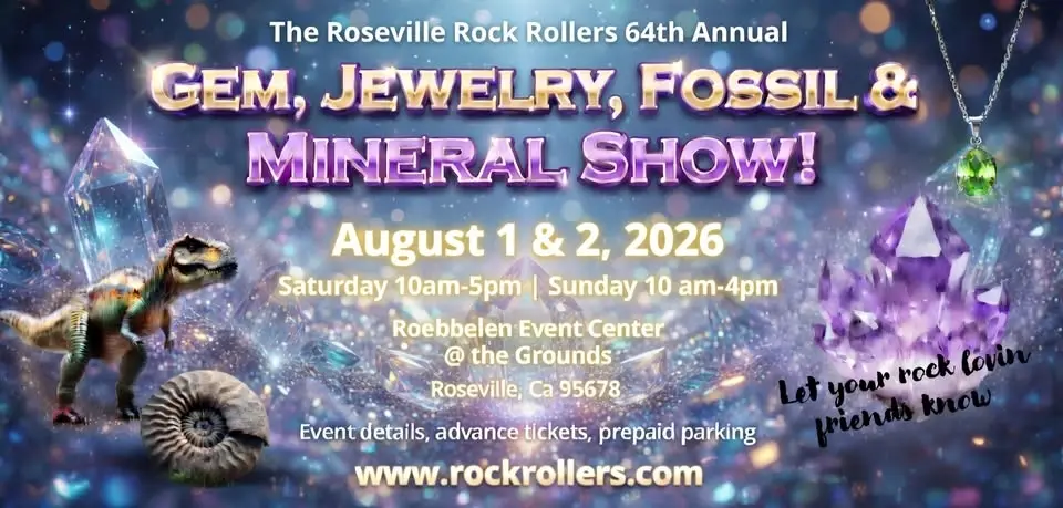 Roseville Gem Jewelry Fossil and Mineral Show
