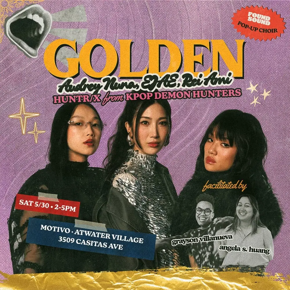 🎶 "Golden" - HUNTR/X (KPop Demon Hunters) • Found Sound LA 💛🌈 Pop-Up Choir