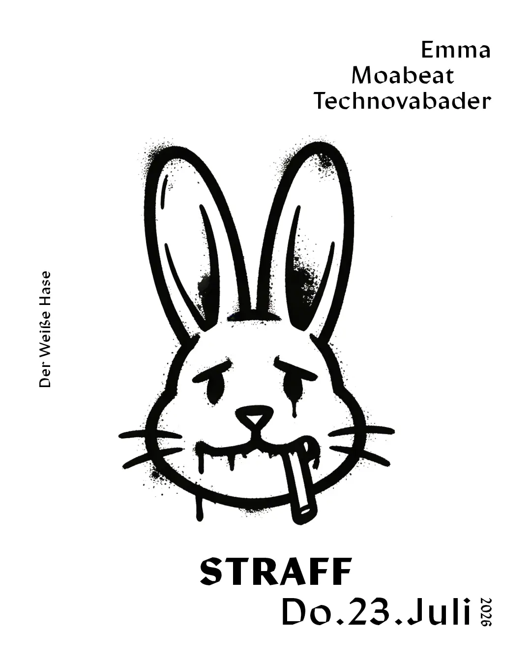 STRAFF / Thursday Techno / 5€ until 1 AM