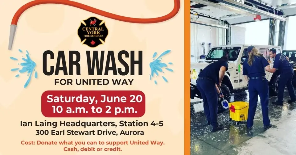 Carwash For United Way, Hosted by Central York Fire Service