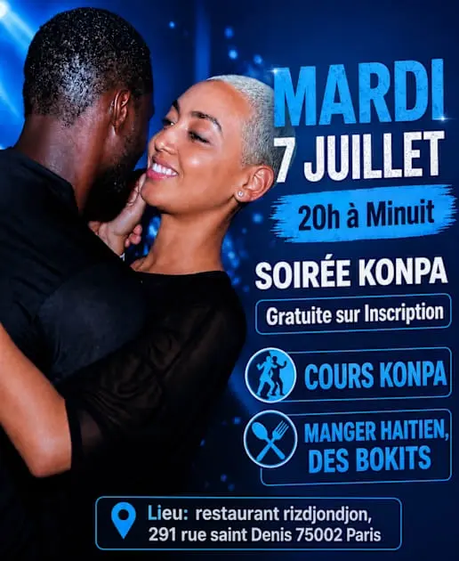 Soirée Zouk Et Konpa Gratuite