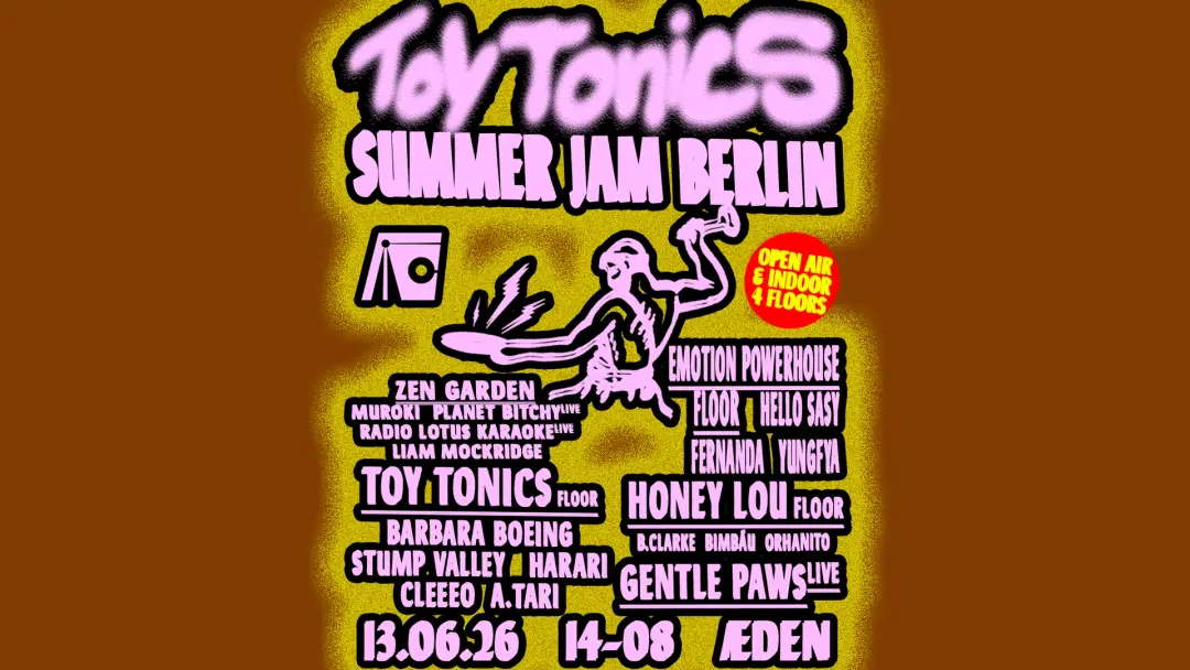 Toy Tonics Jam (OPEN AIR & INDOOR 18Hours - 4 FLOORS)