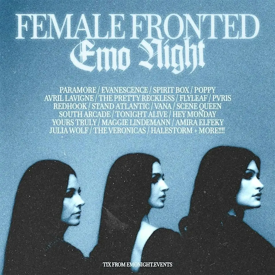 FEMALE FRONTED EMO NIGHT MELBOURNE