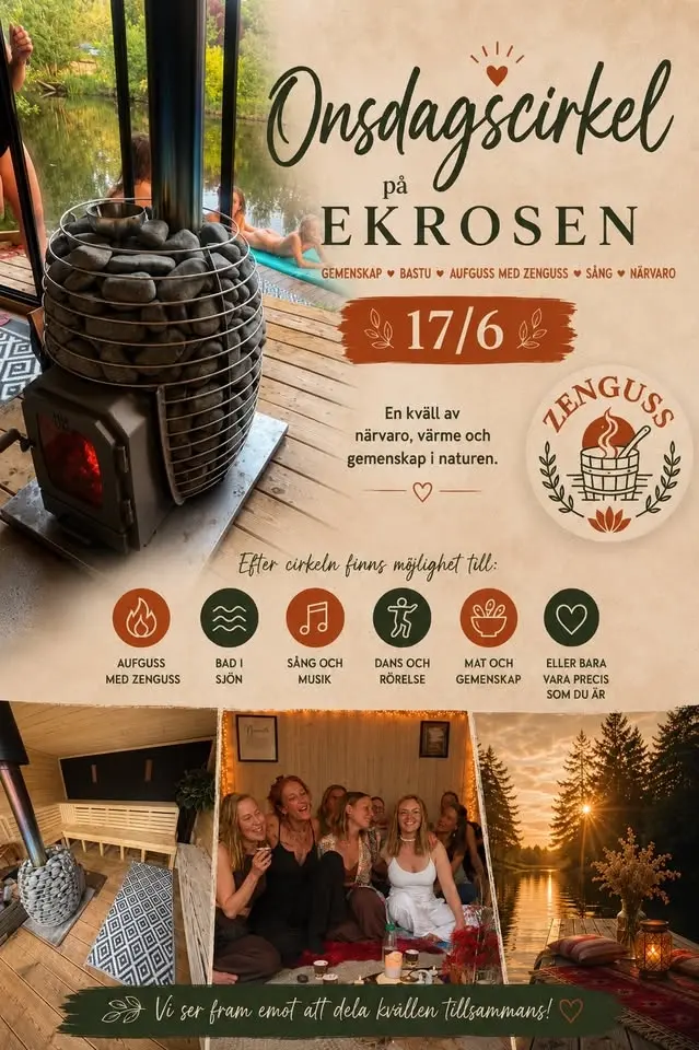 Onsdagscirkel på Ekrosen med Aufguss