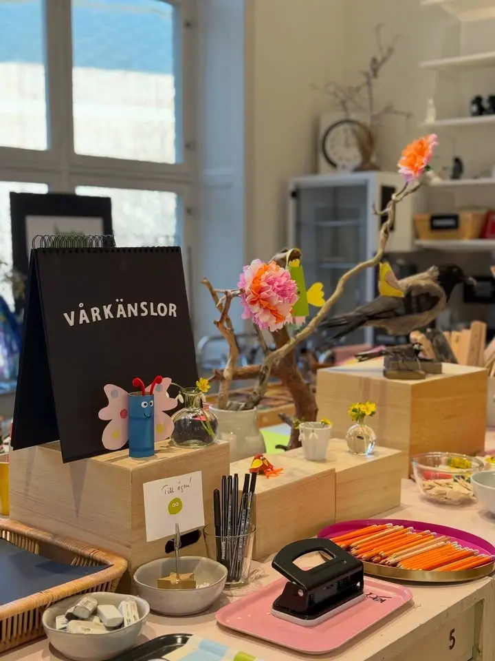 Skapa i Labbet i påsk- måla, rita och inspireras av våren!