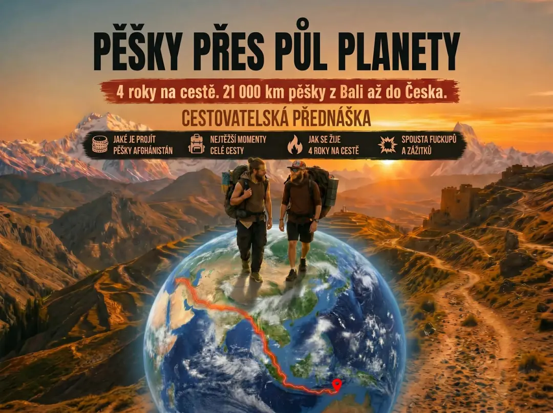 Vagabundi na Cestách | Pěšky přes půl planety: z Bali do Česka | Plzeň