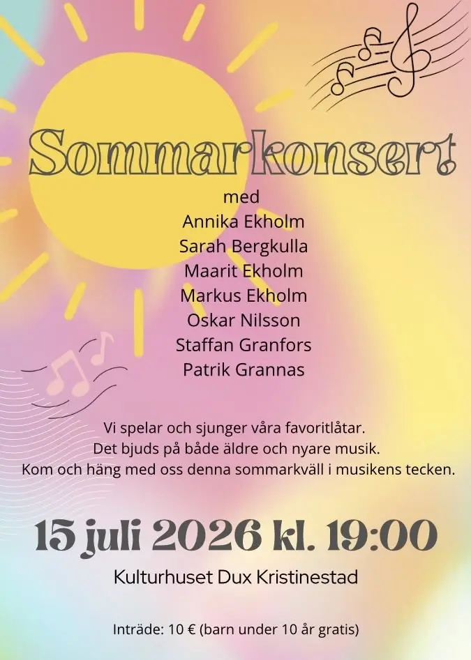 Sommarkonsert med vänner